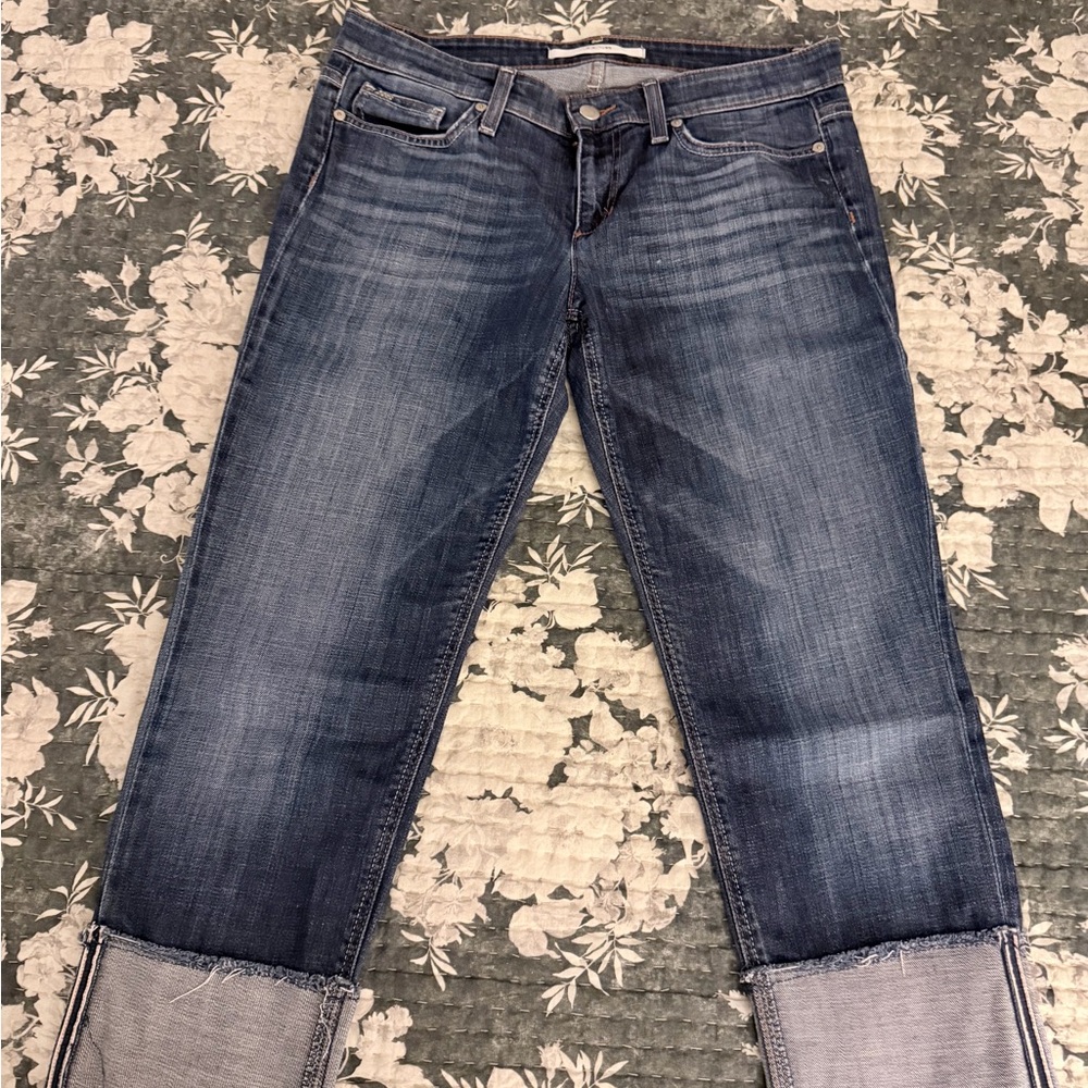 Joe's Jeans Dark Blue Cropped Ankle Jeans